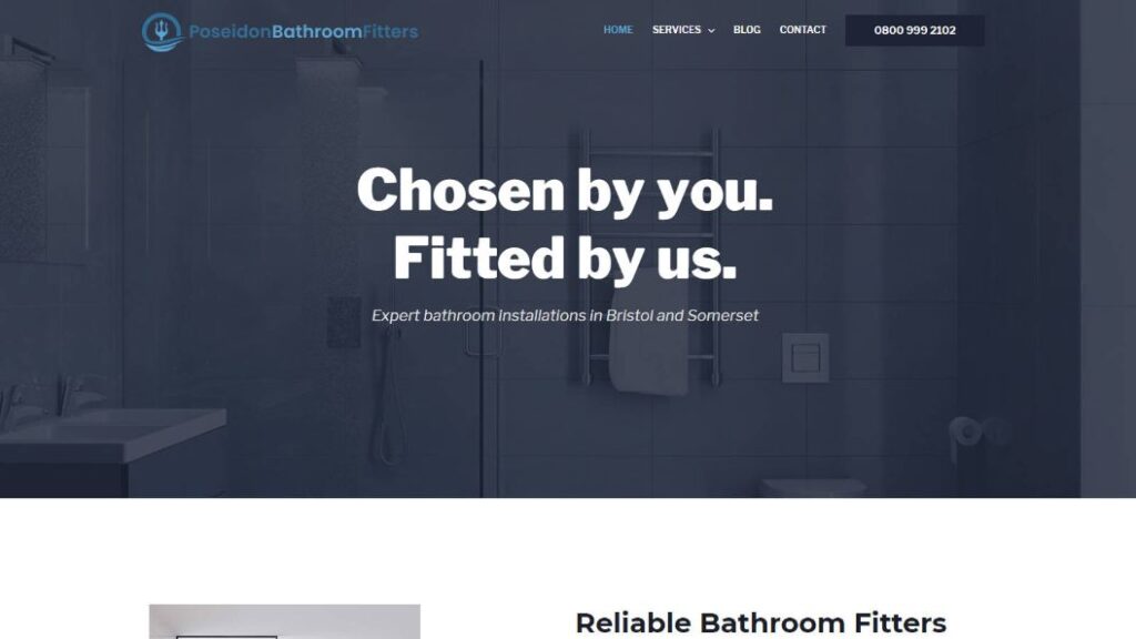 Poseidon Bathroom Fitters Homepage