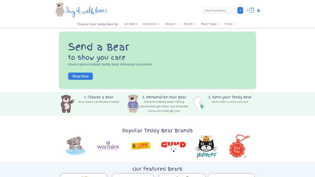 Say it with Bears Homepage